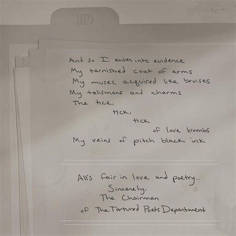 the tortured poet's department songs